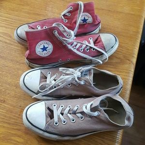 Converse Bundle--high top and low top converse